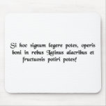 If you can read this sign....... mousepad
