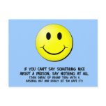 If You Can't Say Something Nice