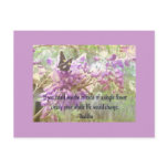 If You Could See the Miracle of a Flower..-Buddha postcards