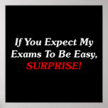 If You Expect My Exams To Be Easy, SURPRISE! Posters
