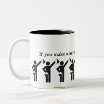 If You Make a Mistake, Signal "E" Eight Times Coffee Mugs