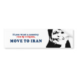 If you want a country run by religion move to Iran