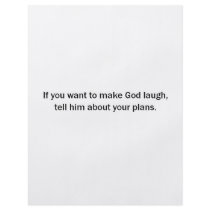 If you want to make God laugh (St.K) Flyer