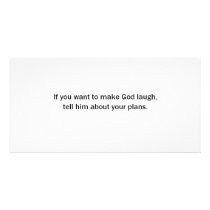If you want to make God laugh (St.K) Picture Card