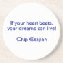If Your Heart Beats Beverage Coasters