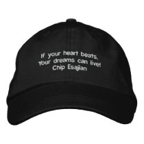 If Your Heart Beats Embroidered Baseball Caps