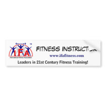 IFA Fitness Instructor Bumper Sticker