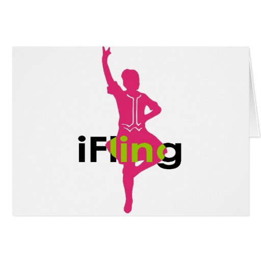 iFling Highland Dancer Card
