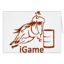 iGame Barrel Racing Horse