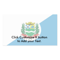 Igarata Saopaulo Brasil, Brazil flag Business Card Template
