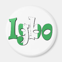 Igbo (Nigerian Flag) Refrigerator Magnet
