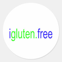 igluten.free round sticker