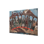 Ignacio, Colorado - Large Letter Scenes Canvas Prints