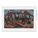 Ignacio, Colorado - Large Letter Scenes Greeting Cards