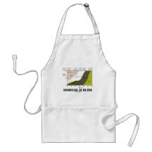 Igneous Is Bliss (Geology Ignorance Is Bliss) Apron