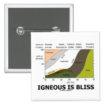 Igneous Is Bliss (Geology Ignorance Is Bliss) Pin