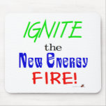 Ignite the New Energy Fire Mouse Pad