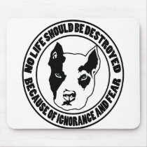 Ignorance and Fear Destroys Life Mouse Pad
