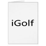 iGolf Greeting Card