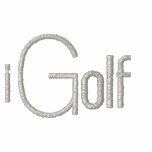 iGolf Double LongSleeve embroidered wht silvrlogo embroidered shirts