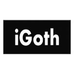 iGoth Customized Photo Card
