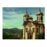 Igreja São Francisco de Assis, Ouro Preto, Brazil Post Cards
