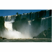 Iguacu Falls from below, Iguacu River, Argentina Acrylic Cut Outs