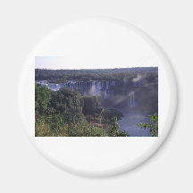 Iguacu Falls in Brazil and Argentina Fridge Magnet