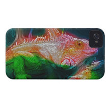 Iguana Lizard Reptile Fantasy Art iPhone 4 Case