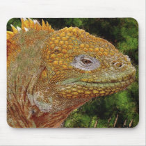 Iguana Reptile Lizard Wildlife Art Mousemat Mousepad