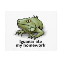 Iguanas ate my Homework