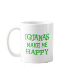 Iguanas Make Me Happy mugs