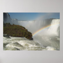 Iguazu falls Rainbow Print