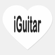 iguitar music musician black text stickers