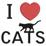 iheartcats embroidered shirts