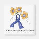 Ii Wear Blue For My Loved One Refrigerator Magnets