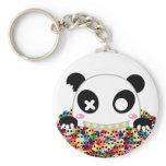 Ijimekko the Panda - Sugar Skulls keychains