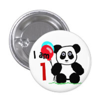 Ik ben 1 verjaardag button