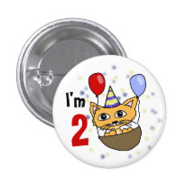 Ik ben 2 verjaardag buttons