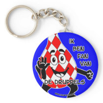"Ik ben FAN van De Druppels"-sleutelhanger