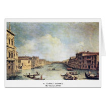 Il Canale Grande By Canaletto Card