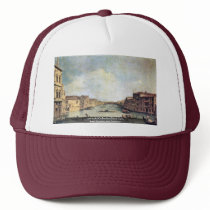 Il Canale Grande By Canaletto Trucker Hats