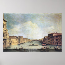 Il Canale Grande By Canaletto Poster