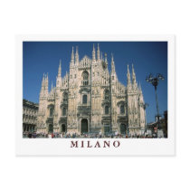 "Il Duomo, Milano" postcard