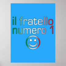 Il Fratello Numero 1 - Number 1 Brother in Italian Posters
