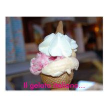 Il gelato italiano... postcards