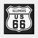 IL US ROUTE 66 FRIDGE MAGNETS