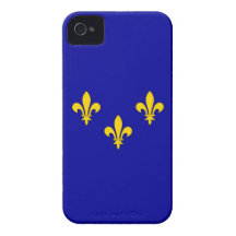 Ile de France region flag iPhone 4 Cover