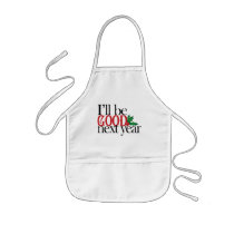 I'll be good next year aprons