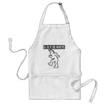 ILL BE IN THE MOSH PIT punk rock guys n girls Aprons